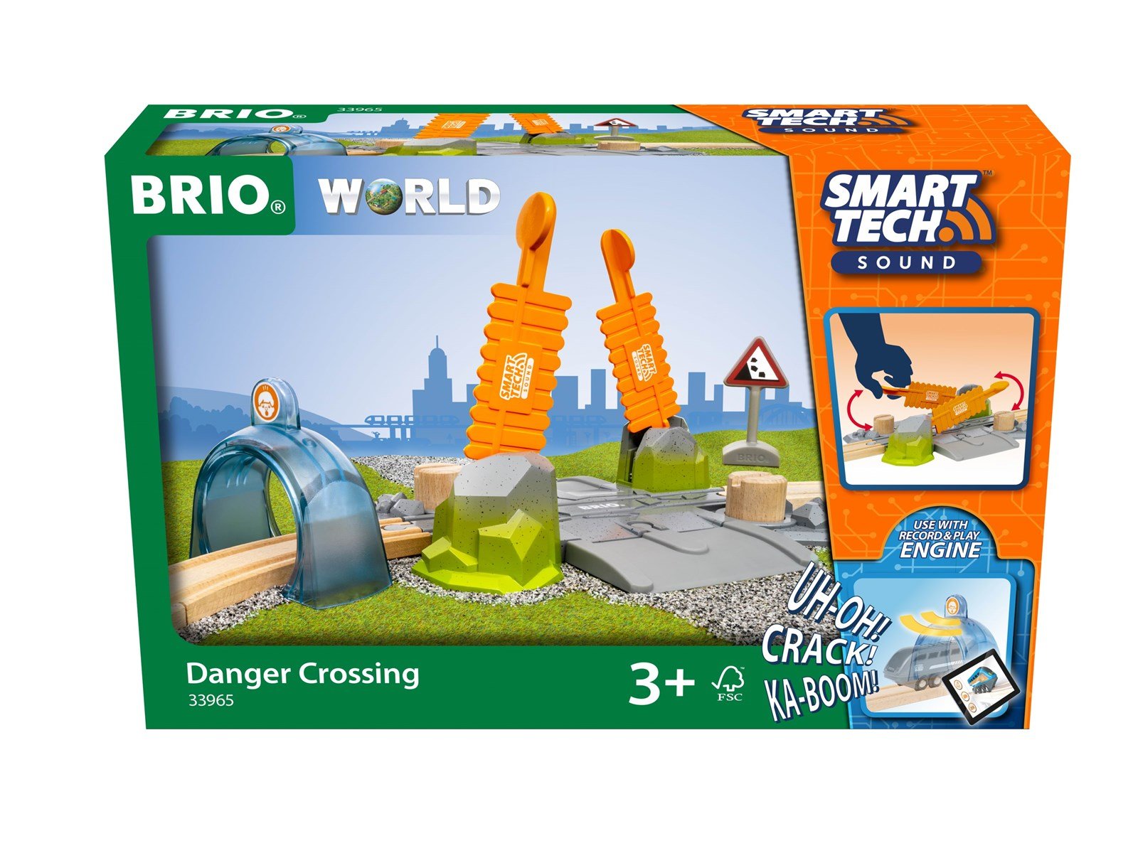 Brio Smart Tech Sound Danger Crossing Brio Smart Tech Sound Danger Crossing